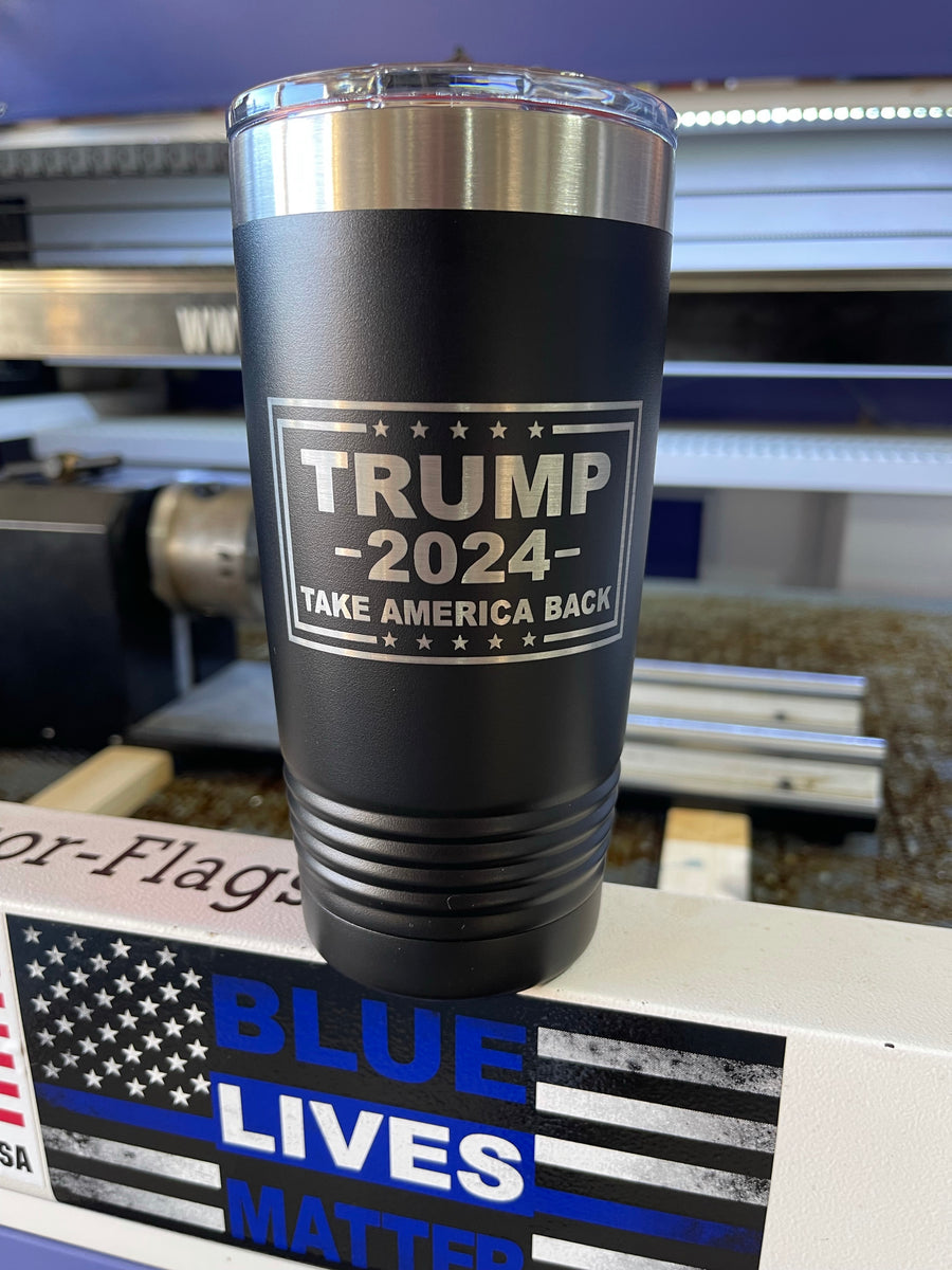 Trump Punisher 20 oz Laser Etched Tumbler– Houseboat Kings