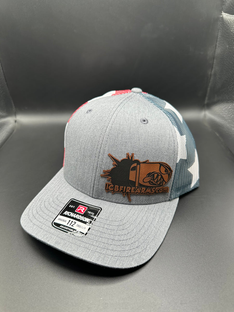 Richardson 112 American Flag Adjustable Snapback Trucker Hat - 6-Panel Mesh, Unisex 1 thumbnail image