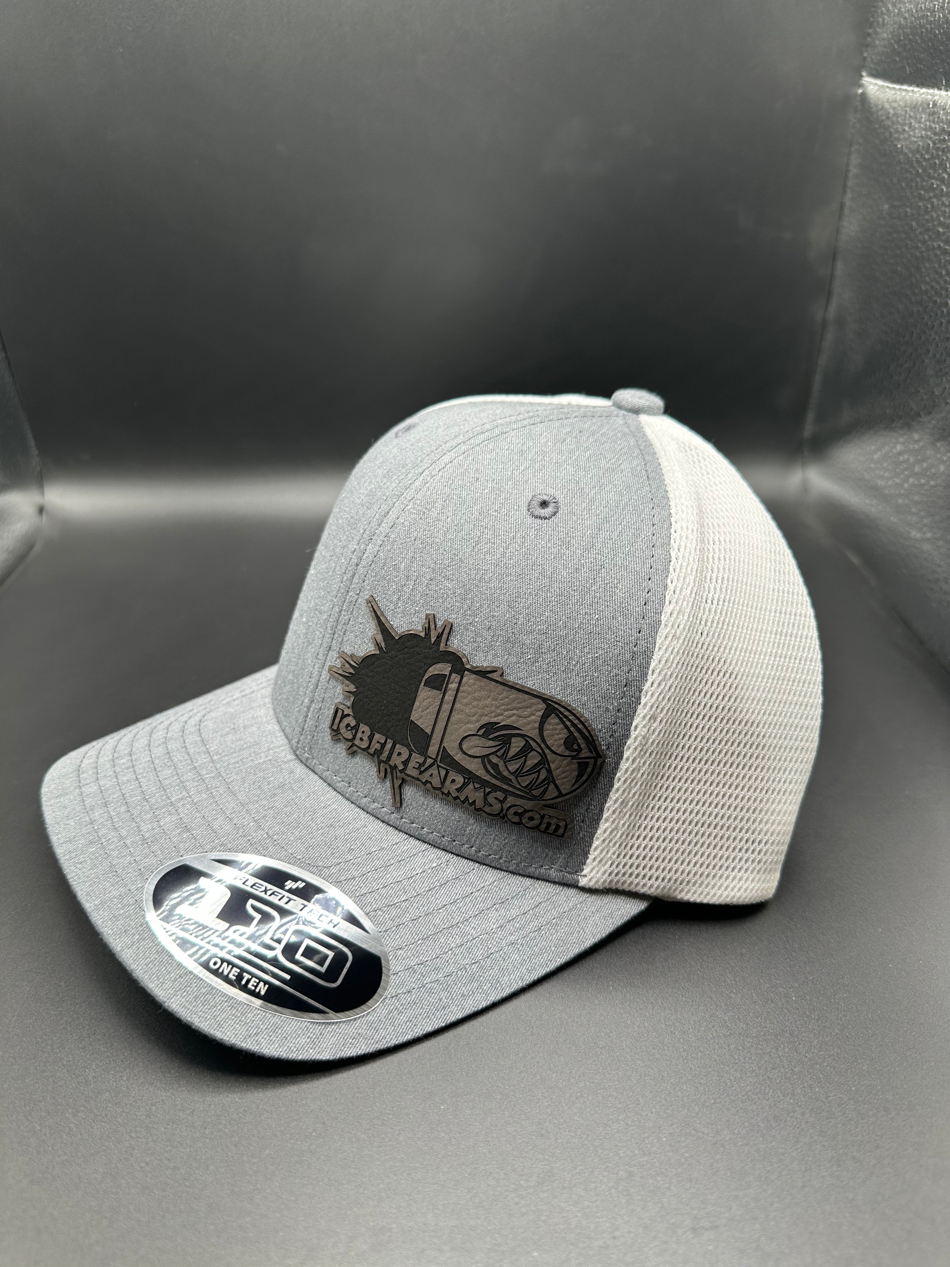 SnapBack ICB Warrior Engraving Flags – And Heather FlexFit Grey/White