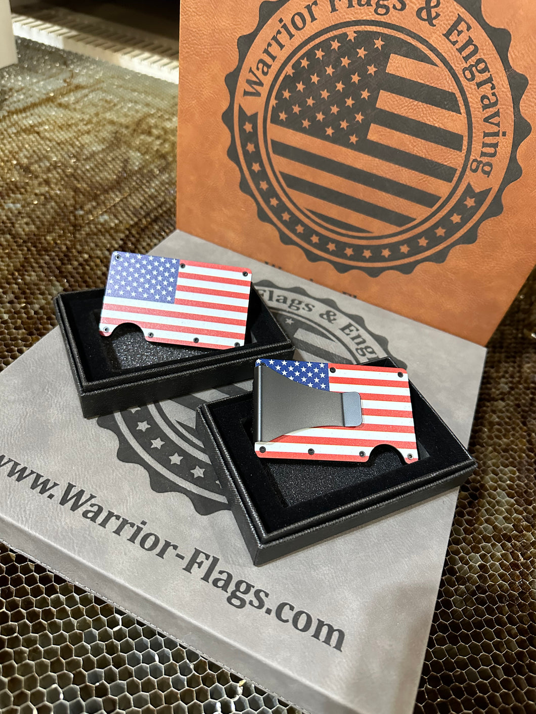 American Flag Minimalist Wallet