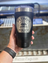 Load image into Gallery viewer, Detroit Police Patch Tumbler
